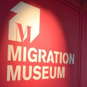 Migration Museum sign